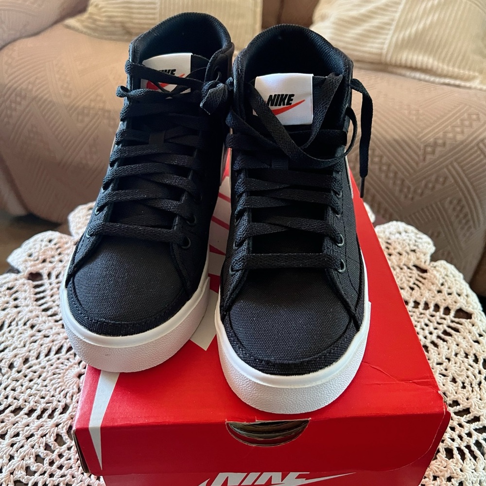 Nike Red and White Shoe Box